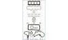 AJUSA 50119200 Full Gasket Set, engine