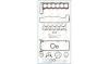 AJUSA 50145400 Full Gasket Set, engine