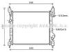 AVA QUALITY COOLING DW2141 Radiator, engine cooling