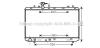 AVA QUALITY COOLING SZA2084 Radiator, engine cooling