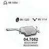 ASSO 04.7052 (047052) End Silencer