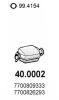 ASSO 40.0002 (400002) Catalytic Converter