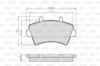 VALEO 872613 Brake Pad Set, disc brake