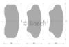 BOSCH 0986AB2367 Brake Pad Set, disc brake