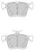 FERODO FDB4434 Brake Pad Set, disc brake