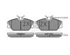 MEYLE 0252138818/W (0252138818W) Brake Pad Set, disc brake