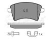 MEYLE 0252469318/PD (0252469318PD) Brake Pad Set, disc brake