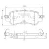 NIPPARTS N3613026 Brake Pad Set, disc brake