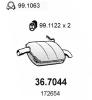 ASSO 36.7044 (367044) End Silencer