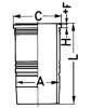 KOLBENSCHMIDT 89324110 Cylinder Sleeve