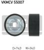 SKF VKMCV55007 Tensioner Pulley, v-ribbed belt