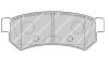 FERODO FDB4295 Brake Pad Set, disc brake