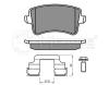 MEYLE 0252460617/K2 (0252460617K2) Brake Pad Set, disc brake