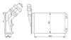 NRF 54308 Heat Exchanger, interior heating