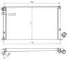NRF 58019 Radiator, engine cooling