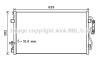 AVA QUALITY COOLING BW5477 Condenser, air conditioning
