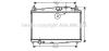 AVA QUALITY COOLING MZ2229 Radiator, engine cooling