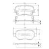 NIPPARTS N3610310 Brake Pad Set, disc brake