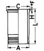 KOLBENSCHMIDT 89409110 Cylinder Sleeve