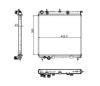 NRF 50447 Radiator, engine cooling