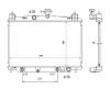 NRF 53850 Radiator, engine cooling