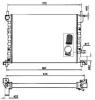 NRF 54667 Radiator, engine cooling