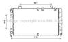 AVA QUALITY COOLING LA2021 Radiator, engine cooling