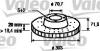 VALEO 197191 Brake Disc