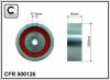 CAFFARO 500126 Deflection/Guide Pulley, timing belt