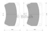 BOSCH 0986AB2053 Brake Pad Set, disc brake