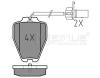 MEYLE 0252328017/W (0252328017W) Brake Pad Set, disc brake