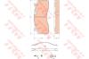 TRW GDB5100 Brake Pad Set, disc brake