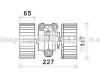 AVA QUALITY COOLING BW8470 Electric Motor, interior blower