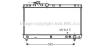 AVA QUALITY COOLING TOA2200 Radiator, engine cooling