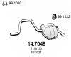 ASSO 14.7048 (147048) End Silencer