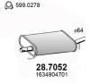 ASSO 28.7052 (287052) End Silencer