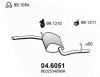 ASSO 04.6051 (046051) Middle Silencer