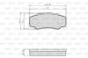 VALEO 872921 Brake Pad Set, disc brake