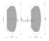 BOSCH 0986AB2261 Brake Pad Set, disc brake