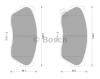BOSCH 0986AB2457 Brake Pad Set, disc brake