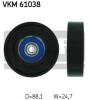 SKF VKM61038 Deflection/Guide Pulley, v-ribbed belt