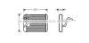 AVA QUALITY COOLING HY6120 Heat Exchanger, interior heating