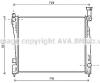 AVA QUALITY COOLING JEA2054 Radiator, engine cooling