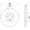 HELLA PAGID 8DD355119-261 (8DD355119261) Brake Disc