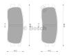 BOSCH 0986AB2208 Brake Pad Set, disc brake