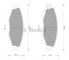 BOSCH 0986AB2243 Brake Pad Set, disc brake