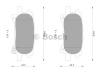 BOSCH 0986AB2260 Brake Pad Set, disc brake