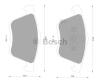 BOSCH 0986AB2301 Brake Pad Set, disc brake