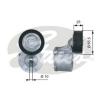 GATES T39281 Tensioner Pulley, v-ribbed belt