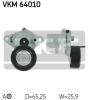SKF VKM64010 Tensioner Pulley, v-ribbed belt